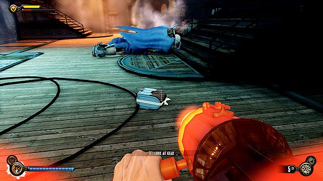 Dłoń Proroka, przy zwłokach Złotej Rączki na pokładzie inżynieryjnym - Rozdział 37-38 | Wyposażenie | BioShock Infinite - BioShock: Infinite - poradnik do gry