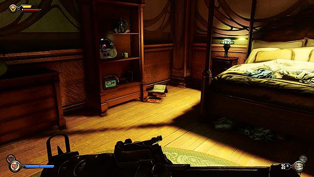 Rezydencja Lansdowneów, w sypialni na pierwszym piętrze - Rozdziały 4 | Voksofony | BioShock Infinite - BioShock: Infinite - poradnik do gry