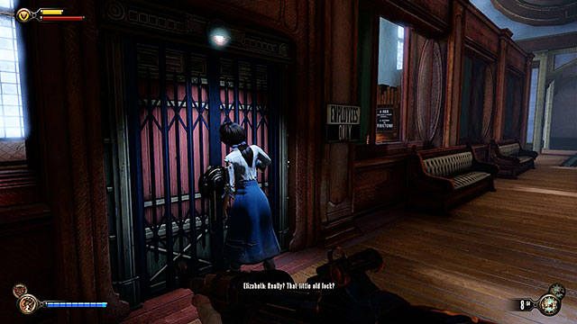 Wejdź do głównej sali Centrum i przejdź na lewą stronę pomieszczenia - Sejfy i zamknięte drzwi | Wytrychy | BioShock Infinite - BioShock: Infinite - poradnik do gry