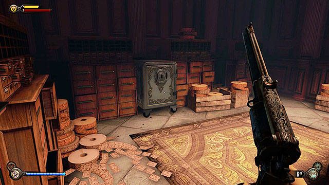 Po dotarciu na Dworzec Grand Central, udaj się w stronę kasy biletowej - Sejfy i zamknięte drzwi | Wytrychy | BioShock Infinite - BioShock: Infinite - poradnik do gry