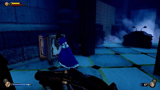W kasie Banku Proroka, po lewej stronie głównej sali znajduje się sejf, wymagający jednego wytrychu - Sejfy i zamknięte drzwi | Wytrychy | BioShock Infinite - BioShock: Infinite - poradnik do gry
