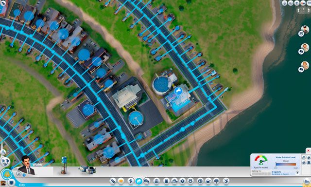 Kiedy miasto osiągnie rozmiar 15000 mieszkańców, należy rozwinąć ratusz i dobudować do niego wydział służb użyteczności publicznej [Departament of Utilities] - Jak zacząć? | Podstawy rozgrywki w SimCity - SimCity - poradnik do gry