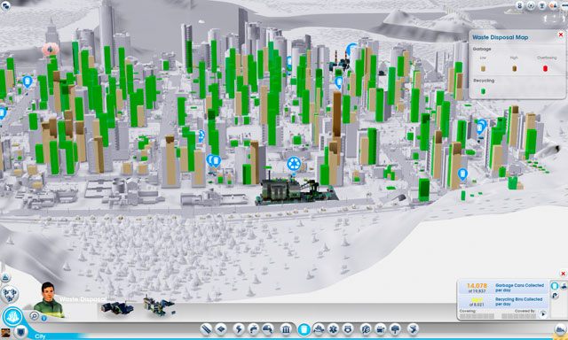 Zupełnie osobną kwestią są centra recyclingu [Recycling Center] - Śmieci w SimCity - SimCity - poradnik do gry