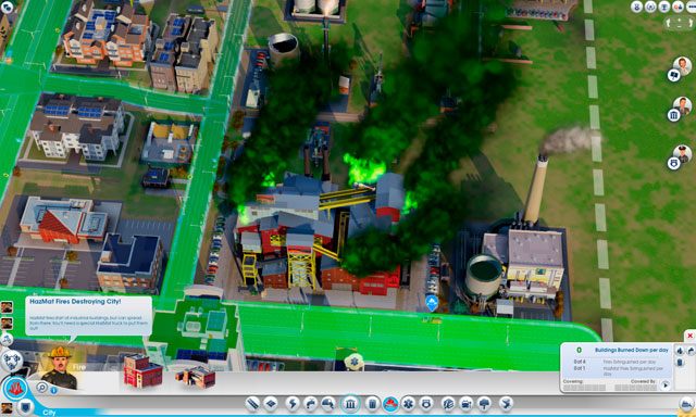 Istnieje wiele powodów, dla których w danym miejscu może zaprószyć się ogień - Straż pożarna w SimCity - SimCity - poradnik do gry