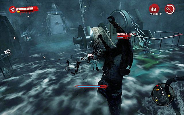 Kieruj się cały czas prosto - Znajdź drogę na główny pokład | Prolog - Sztorm | Solucja Dead Island Riptide - Dead Island Riptide - poradnik do gry