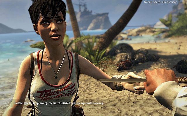 Zadanie to rozpoczniesz już na wyspie Palanai, w lokacji Pearl Sands - Dołącz do pozostałych ocalałych | Rozdział 1 - Rozbitek | Dead Island Riptide - Dead Island Riptide - poradnik do gry