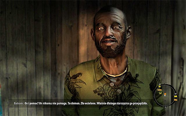 Podejdź do Batrama i zapytaj się go o mapę, dowiadując się ciekawych rzeczy na temat Marcusa Villi - Zapytaj Batrama o mapę i idź do Halai | Rozdział 3 - Rytuał - Dead Island Riptide - poradnik do gry