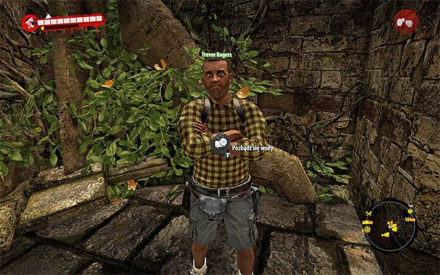 Trevor Rogers w końcówce poprzedniego zadania dotarł wraz z innymi ocalałymi do Misji Santa Maria - Porozmawiaj z Trevorem | Rozdział 5 - Akcja z pompą | Dead Island Riptide - Dead Island Riptide - poradnik do gry