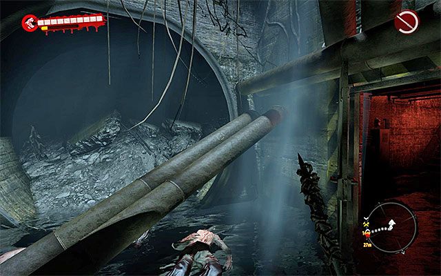 Powróć do poprzedniego tunelu i obróć się w prawo - Znajdź usterkę | Rozdział 6 - Tunele | Dead Island Riptide - Dead Island Riptide - poradnik do gry
