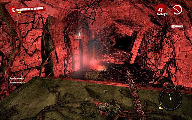 Docelowo musisz dotrzeć do mijanych już wcześniej drzwi (powyższy screen) - Zejdź na niższy poziom | Rozdział 6 - Tunele | Dead Island Riptide - Dead Island Riptide - poradnik do gry