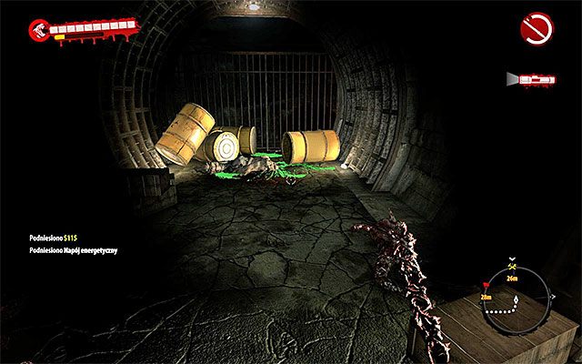 Udaj się teraz w lewo, czyli w przeciwnym kierunku do trasy na mini-mapie wskazującej aktualny cel zadania - Przedrzyj się przez tunele #2 | Rozdział 6 - Tunele | Dead Island Riptide - Dead Island Riptide - poradnik do gry