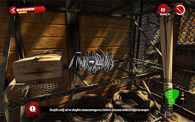 Zeskocz do odgrodzonego obszaru, rozprawiając się ze znajdującym się w tym miejscu pojedynczym zombiakiem (polecam na nim wylądować) - Elektryfikacja | Poboczne zadania - Dżungla | Dead Island Riptide - Dead Island Riptide - poradnik do gry
