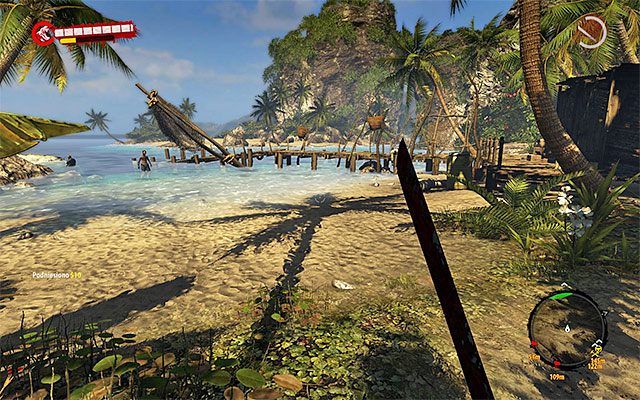 Po dotarciu w okolice plaży gra oznaczy na Twojej mapie trzy zielone obszary nadające się do bliższego zbadania - Dar niebios - Poboczne zadania - Dżungla - Dead Island Riptide - poradnik do gry