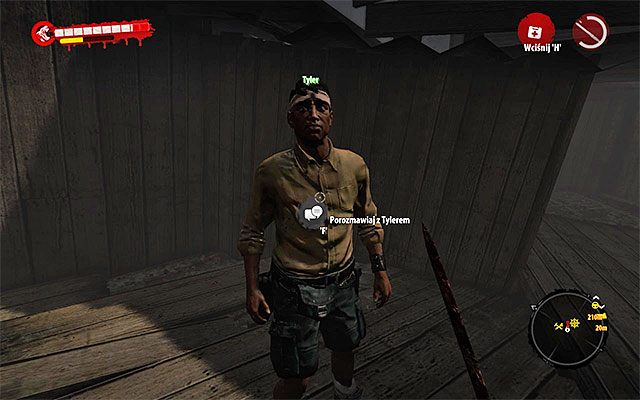 Po wyeliminowaniu wszystkich zombiaków skorzystaj z drabiny żeby przedostać się na wyższy poziom budynku - Uratuj Tylera | Poboczne zadania - Dżungla | Dead Island Riptide - Dead Island Riptide - poradnik do gry