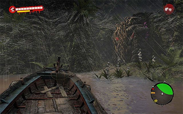 Powróć do łodzi i wyrusz na wschód, a konkretnie w stronę największego zielonego obszaru - W zasięgu | Poboczne zadania - Dżungla | Dead Island Riptide - Dead Island Riptide - poradnik do gry
