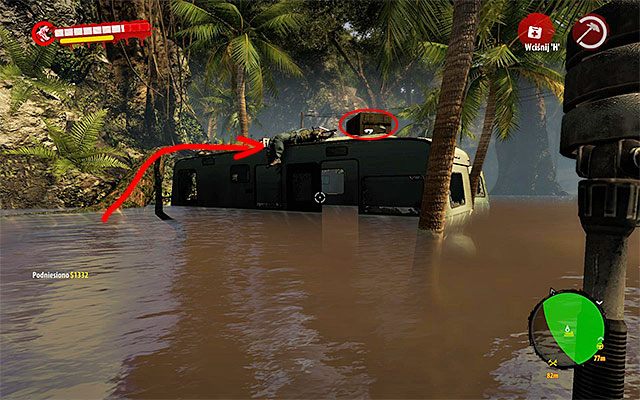 Poszukiwana skrzynka jest na dachu jednej z przyczep kempingowych - W zasięgu | Poboczne zadania - Dżungla | Dead Island Riptide - Dead Island Riptide - poradnik do gry