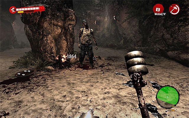 W głównej części jaskini przebywa także pojedynczy zbir - Medycyna alternatywna | Poboczne zadania - Dżungla | Dead Island Riptide - Dead Island Riptide - poradnik do gry