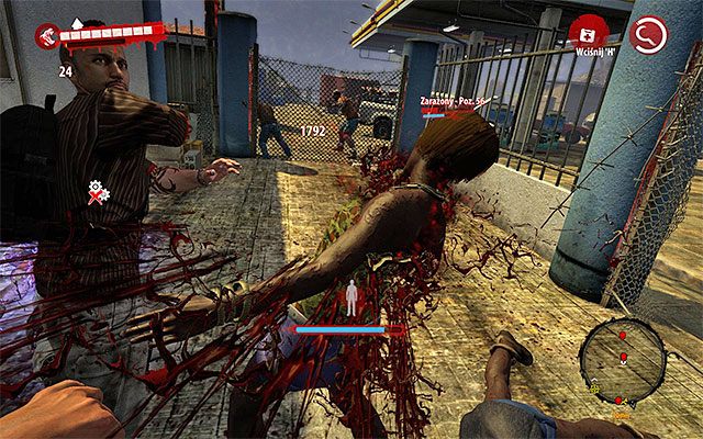 Już po rozpoczęciu walk (potwory nadbiegną z zachodu) przystąp do sukcesywnego eliminowania zombiaków - Rozejrzyj się po okolicy i zlikwiduj wszelkie zagrożenia | Rozdział 7 - Oblężenie terminalu - Dead Island Riptide - poradnik do gry