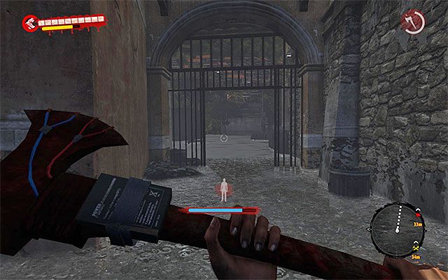 Powróć do zalanego obszaru (pamiętaj o unikaniu tarana jeśli wyruszył on Twym śladem) i wybierz pokazane na powyższym screenie przejście, które prowadzi na wschód - Znajdź drugie wejście do kina | Rozdział 8 - Nowy w mieście - Dead Island Riptide - poradnik do gry