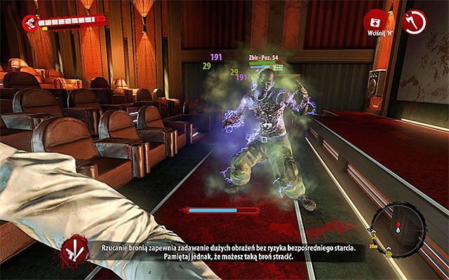 W sali kinowej wpadniesz na ostatnią grupę nieumarłych - Oczyść budynek | Rozdział 8 - W pierwszym rzędzie | Dead Island Riptide - Dead Island Riptide - poradnik do gry