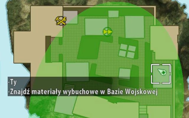 1 - Znajdź materiały wybuchowe w Bazie Wojskowej | Rozdział 9 - Zmilitaryzowana strefa - Dead Island Riptide - poradnik do gry