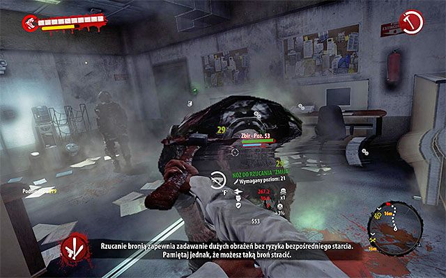 Uważaj na zarażonych, którzy wyruszą w Twoją stronę - Włącz system przeciwpożarowy | Rozdział 9 - Zmilitaryzowana strefa - Dead Island Riptide - poradnik do gry