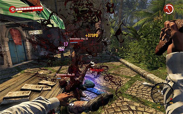 Założenia są bardzo proste - musisz pozbyć się wszystkich zombiaków zgromadzonych wokół budki - Uratuj Alexa - Poboczne zadania - Henderson - Dead Island Riptide - poradnik do gry