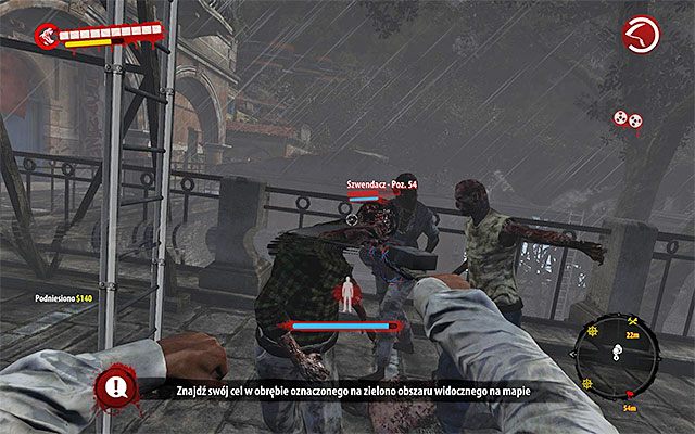 Założenia są bardzo proste - musisz pozbyć się wszystkich zombiaków zgromadzonych wokół rusztowania - Uratuj Kylea | Poboczne zadania - Henderson | Dead Island Riptide - Dead Island Riptide - poradnik do gry