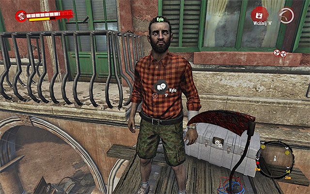 Po wyeliminowaniu wszystkich zombiaków skorzystaj z drabinki żeby przedostać się na rusztowanie - Uratuj Kylea | Poboczne zadania - Henderson | Dead Island Riptide - Dead Island Riptide - poradnik do gry