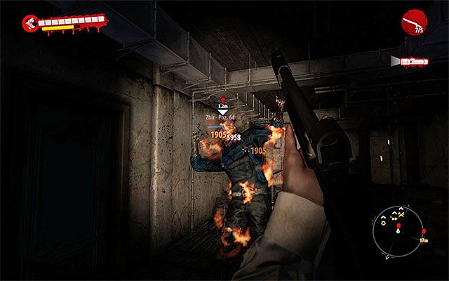 W piwnicy przebywają głównie szwendacze, choć do wyeliminowania jest również pojedynczy zbir - Ciemność | Poboczne zadania - Henderson | Dead Island Riptide - Dead Island Riptide - poradnik do gry