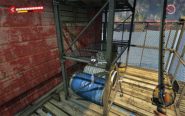 Zbadaj obszar w pobliżu wejścia do wspomnianej chatki - Nagrania - Dżungla | Sekrety | Dead Island Riptide - Dead Island Riptide - poradnik do gry