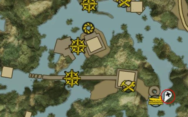 Projekt ukryto w domku na drzewie znajdującym się na bagnach, na wschód od Wiszącego Joe oraz Placówki Breri - Projekty - Dżungla (16 - 30) | Sekrety | Dead Island Riptide - Dead Island Riptide - poradnik do gry