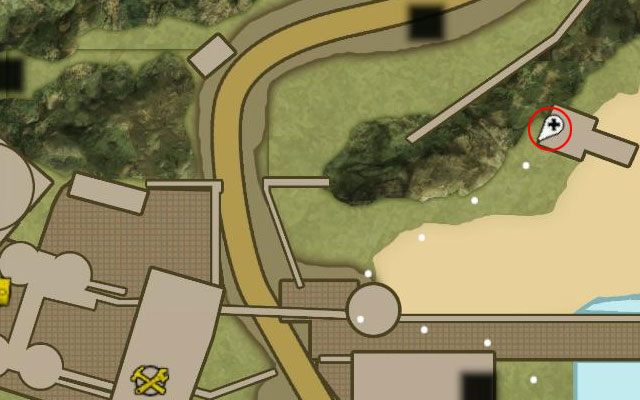 Projekt znajduje się na niewielkiej plaży sąsiadującej z Przystanią promu w Pinai - Projekty - Dżungla (16 - 30) | Sekrety | Dead Island Riptide - Dead Island Riptide - poradnik do gry