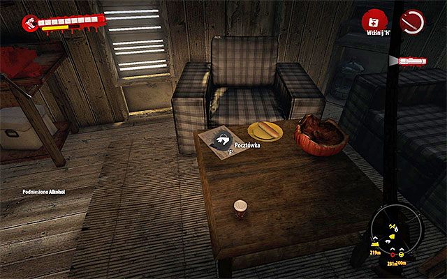 Po dotarciu do wnętrza chatki odszukaj pocztówkę na jednym ze stolików - Pocztówki - Dżungla | Sekrety | Dead Island Riptide - Dead Island Riptide - poradnik do gry