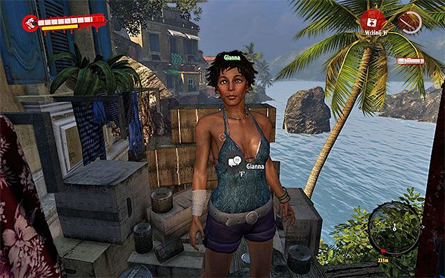 Po wyeliminowaniu wszystkich zombiaków skorzystaj z drabinki żeby przedostać się na rusztowanie - Uratuj Giannę | Poboczne zadania - Henderson | Dead Island Riptide - Dead Island Riptide - poradnik do gry