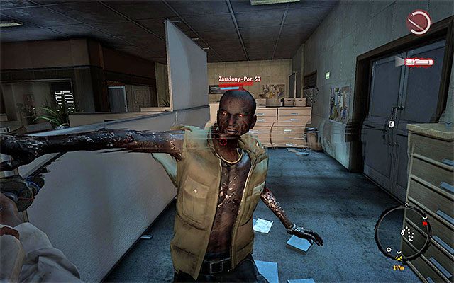 Rozpocznij eksplorację głównego obszaru banku, zajmując się eliminacją pojedynczych szwendaczy i zarażonych - Plan idealny | Poboczne zadania - Henderson | Dead Island Riptide - Dead Island Riptide - poradnik do gry
