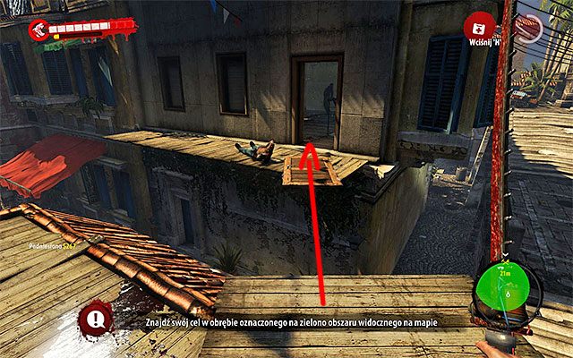 Na koniec obróć się w prawo, czyli w stronę budynku z uwięzioną kobietą - Damy przodem | Poboczne zadania - Henderson | Dead Island Riptide - Dead Island Riptide - poradnik do gry