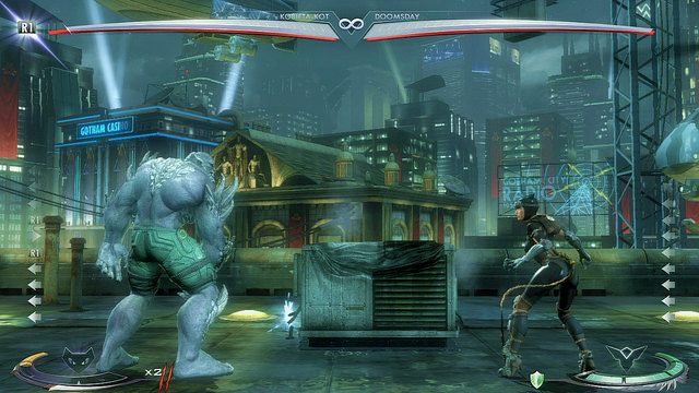 Na lewo od środka areny znajduje się otwór wentylacyjny - Injustice: Gotham - arena - Injustice Gods Among Us - poradnik do gry