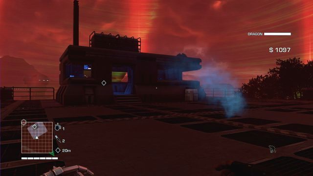 Skieruj się do bunkra, w którym przed chwilą odbyła się walka - 2 - Theyre hee-eere! | Zadania główne | Far Cry 3 Blood Dragon - Far Cry 3: Blood Dragon - poradnik do gry