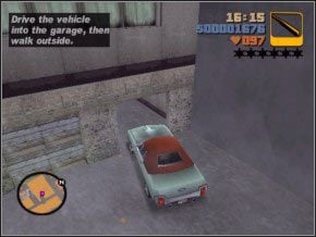 Teraz wsiądź do STALLIONA - na radarze pojawi się butelka z farbą, oznacza to zakład, gdzie przemalowuje się i naprawia samochody - 01 - Luigi | Grand Theft Auto 3 - Grand Theft Auto 3 - poradnik do gry