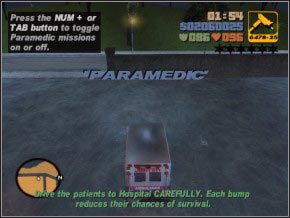 Paramedic - Misje Specjalne | Grand Theft Auto 3 - Grand Theft Auto 3 - poradnik do gry