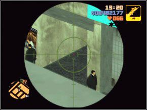 Ukradnij jakiś wóz i jedź do klubu Luigiego - musisz szybko wejść za budynek stojący naprzeciwko i wejść na górę, tam, gdzie była jedna z pierwszych paczek - 07 - Asuka | Grand Theft Auto 3 - Grand Theft Auto 3 - poradnik do gry