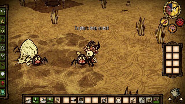 Walka z pojedynczym stworem jest szczególnie prosta, jeśli jest on wrażliwy na ogłuszenie - Dont Starve: Taktyka | Walka - Dont Starve - poradnik do gry