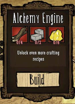 Twoim kolejnym celem powinno być stworzenie Alchemy Engine, który odblokowuje dużą ilość nowych schematów - Dont Starve: Rozbudowa obozu - Dont Starve - poradnik do gry
