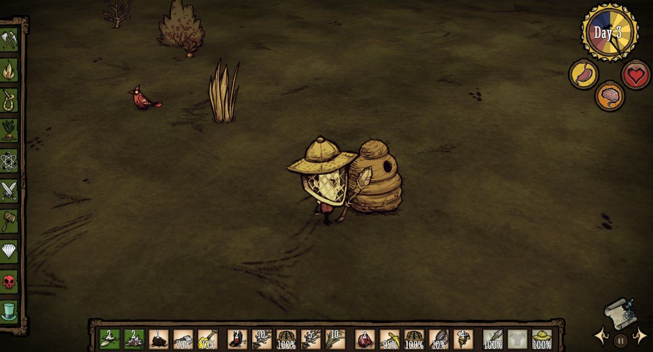 Honeycomb możesz zdobyć niszcząc gniazdo pszczół (Bee Hive), które będzie niestety chronione przez stado rozwścieczonych owadów - Dont Starve: Hodowla zwierząt - Dont Starve - poradnik do gry