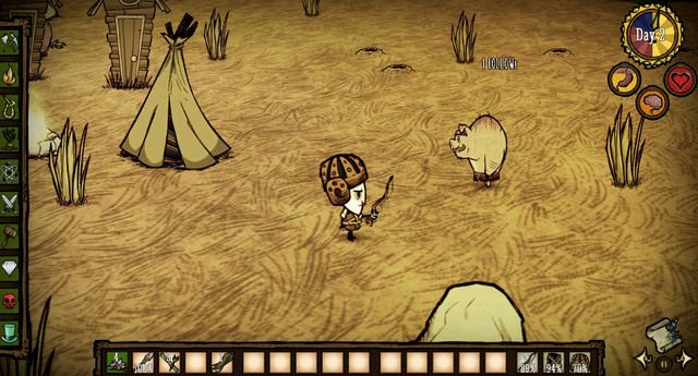 Po trzecie świnie to inteligentne stworzenia, które mogą zaprzyjaźnić się z naszym bohaterem - Dont Starve: Świńskie sprawy - Dont Starve - poradnik do gry
