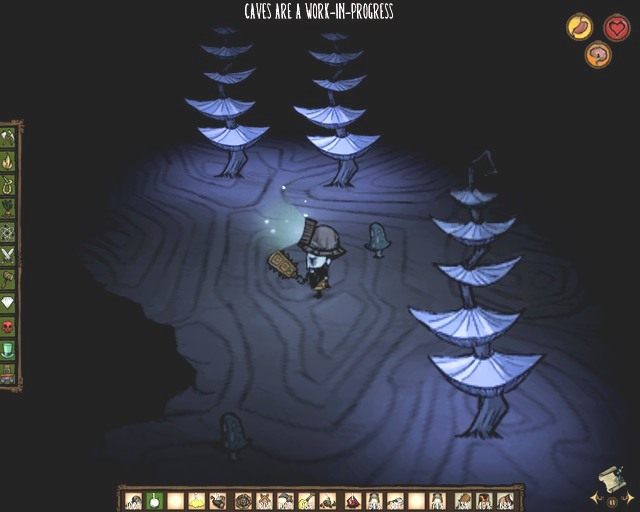 Jak widać możesz spotkać więcej niż jedno drzewko naraz. - Dont Starve: Fauna i Flora | Jaskinie - Dont Starve - poradnik do gry