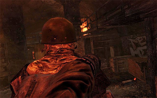 Przed Tobą znajduje się dwóch przeciwników - Znajdź i ocal Annę | Rozdział 19 - Skażenie | Solucja Metro Last Light - Metro: Last Light - poradnik do gry