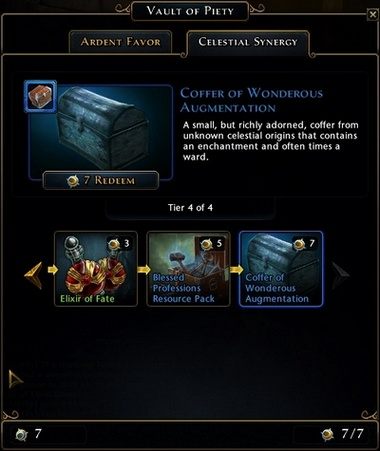 Jedyną opcją wymiany tej waluty na inną jest wymiana we wspomnianym Skarbcu Pobożności (Vault of Piety) na pieczęci (Seal) - Monety | Waluty w Neverwinter - Neverwinter - poradnik do gry