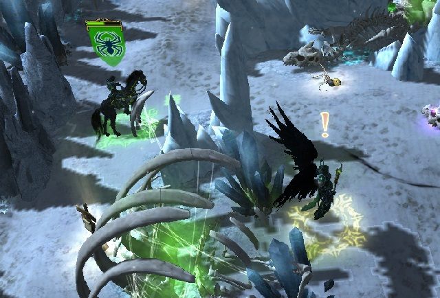 Gdy dotrzemy do Smoczego Cmentarzyska okaże się, że i ono padło ofiarą lodu - Kości Smoków | 2 - Ulotna nadzieja - zadania główne | Heroes VI - Cienie Mroku - Might & Magic: Heroes VI - Cienie Mroku - poradnik do gry